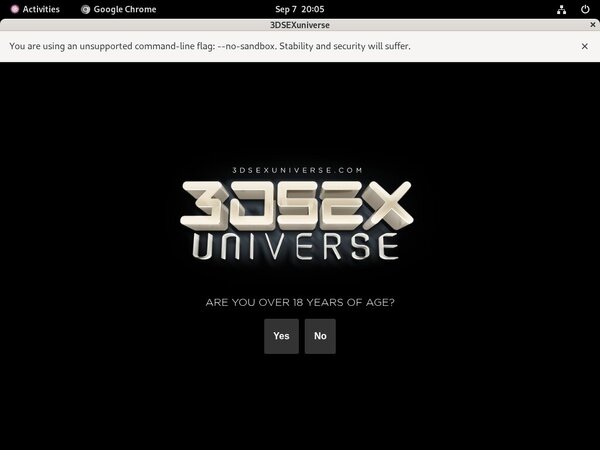 3D SexU Niverse Account Info