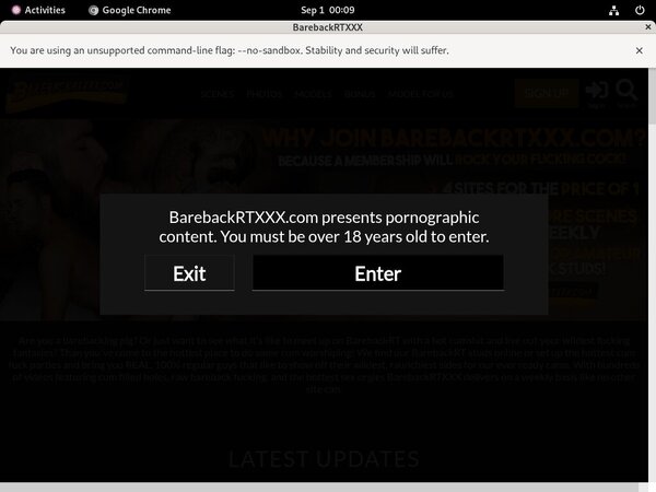 BarebackRT XXX App