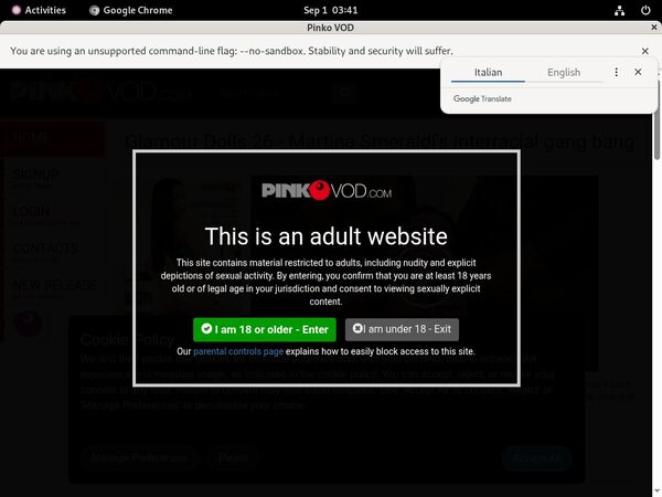 Become Pinkovod Member