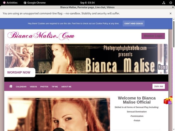 Bianca Malise Sign Up Form