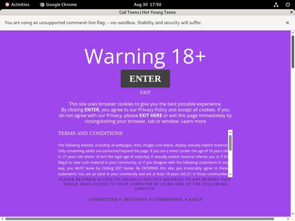 Cali Teens Subscriptions