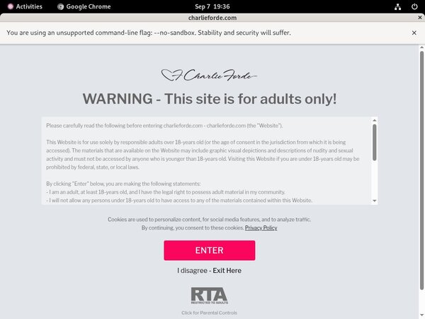 Charlie Forde Official Site