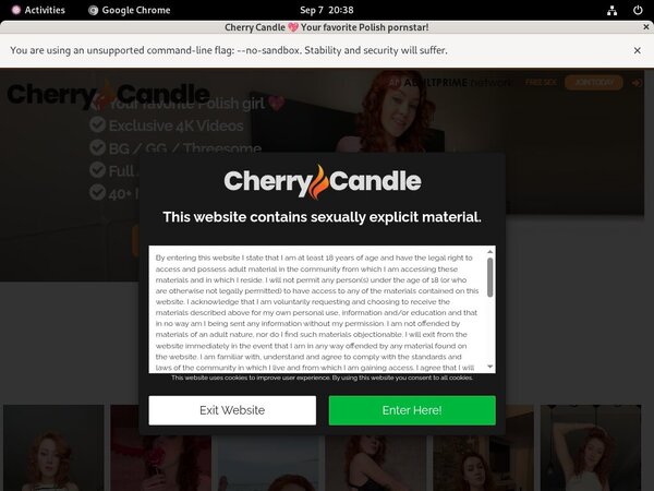Cherrycandle Lifetime Membership
