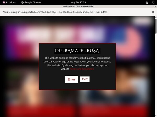 Club Amateur USA Login Account