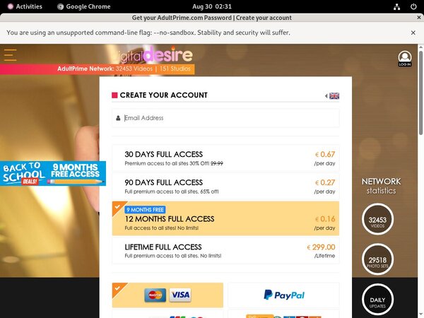 Digital Desire Web Billing