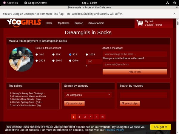 DreamgirlsInSocks Massage