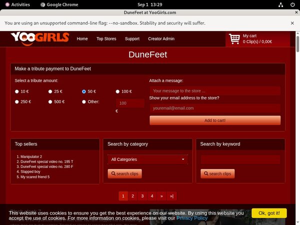 Dunefeet Member Login