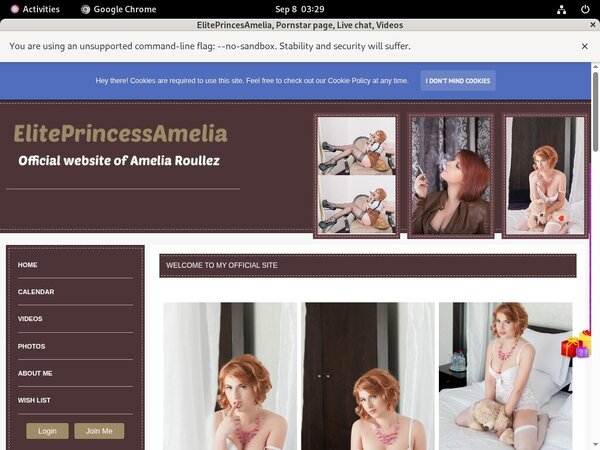 Eliteprincessamelia.modelcentro.com Trial Offers