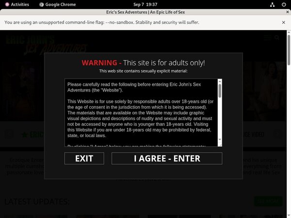 Ericjohnssexadventures Discount Trial Link