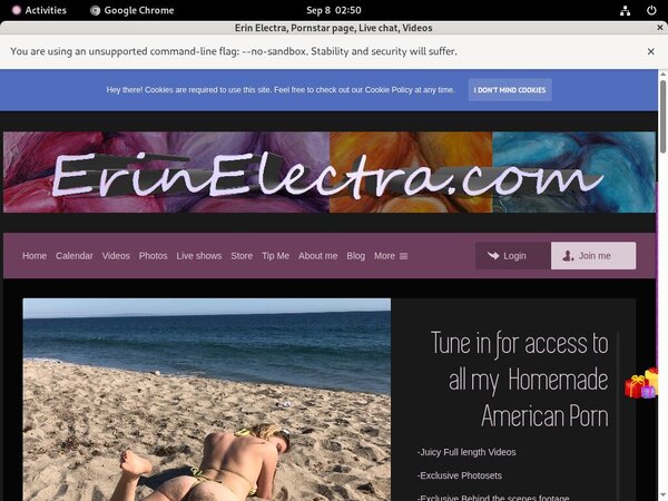 Erin Electra Account Gratis
