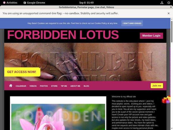 Forbiddenlotus.com Free Pics
