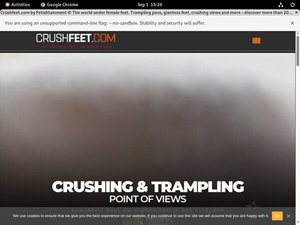 Free Crushfeet Membership