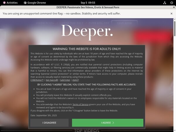 Free Deeper.com User And Pass