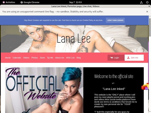 Free Lana Lee Inked Discount Trial