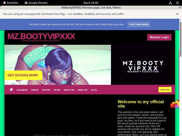 Free MzBootyVIPXXX Account And Password