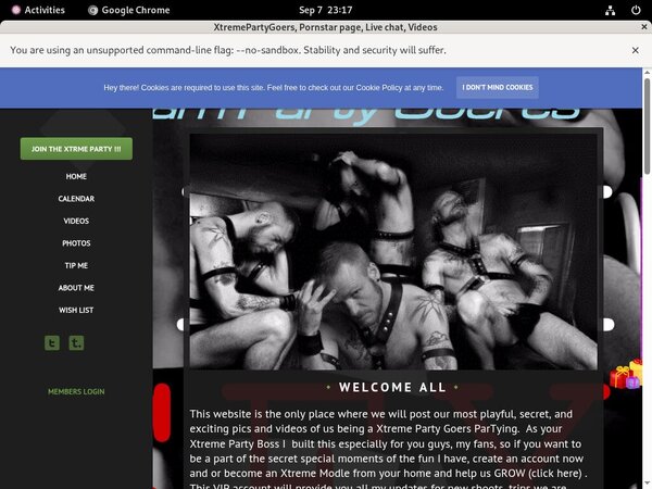 Free XtremePartyGoers Account New