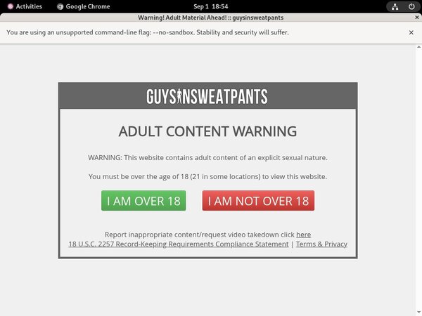 Guysinsweatpants Freies Konto