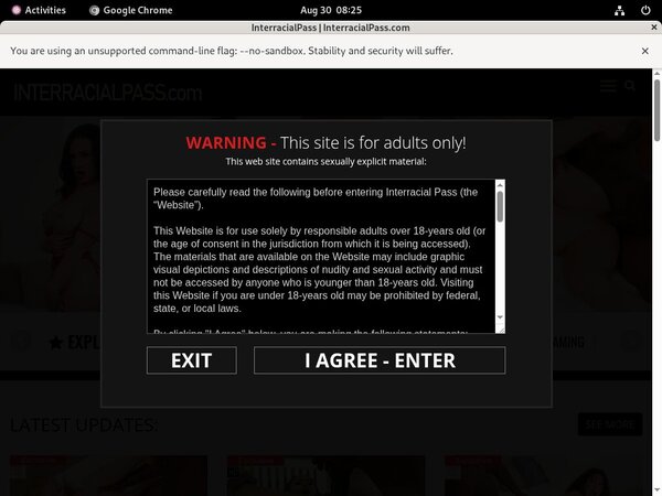 Interracial Pass Login