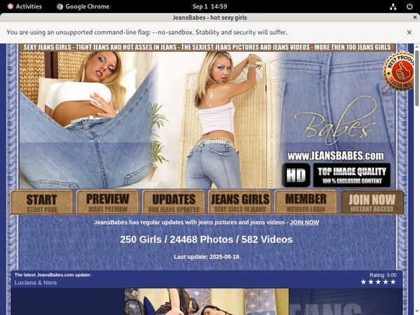 Jeans Babes Passwords Free