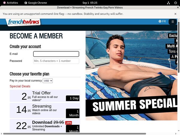 Join Frenchtwinks For Free