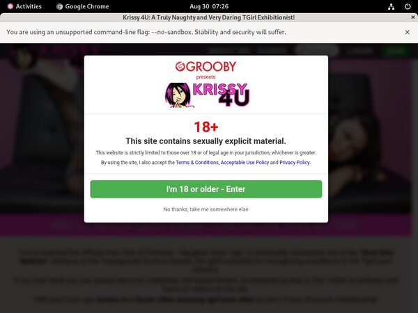 Krissy 4 U Login Account