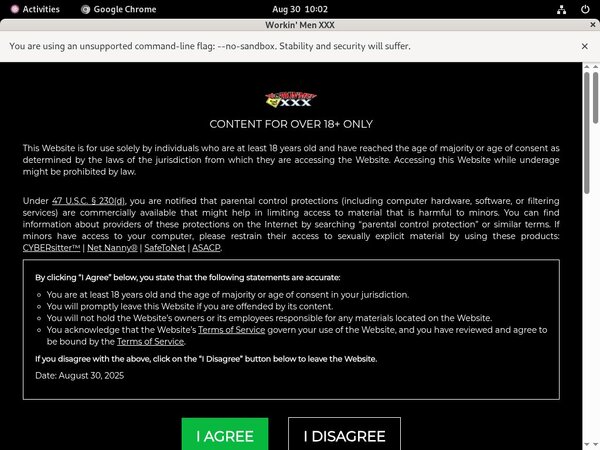 Logins For Workin Men XXX Free