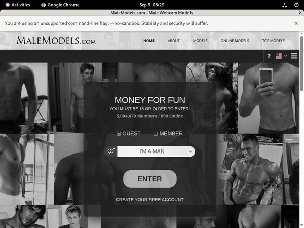 Malemodels Discount On Membership