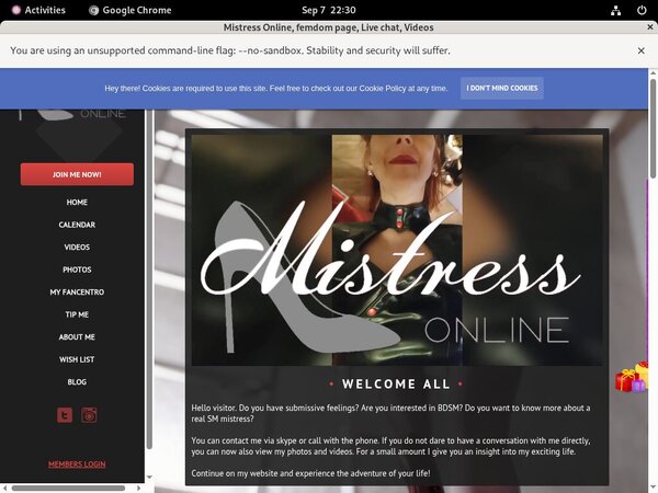 Mistressonline.eu Live