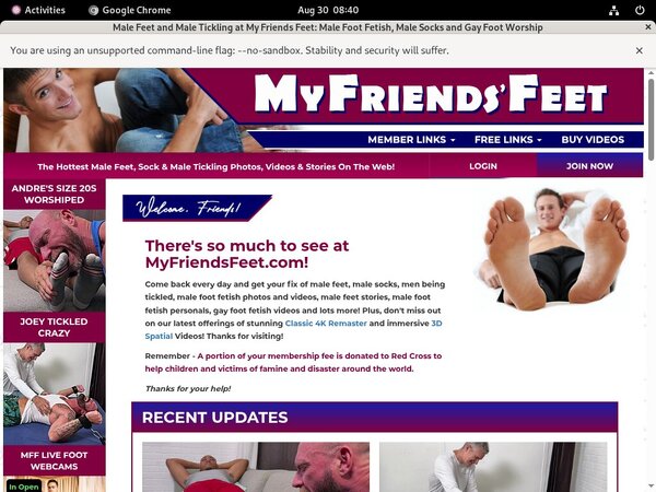 My Friends Feet With Direct Debit
