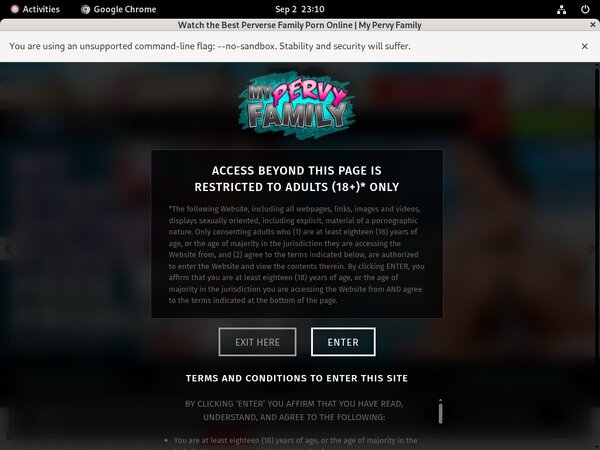 Mypervyfamily.com Renew Password
