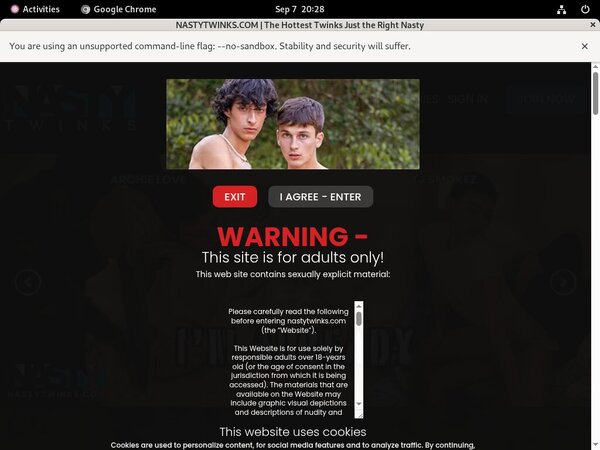 Nasty Twinks Alternative Payment