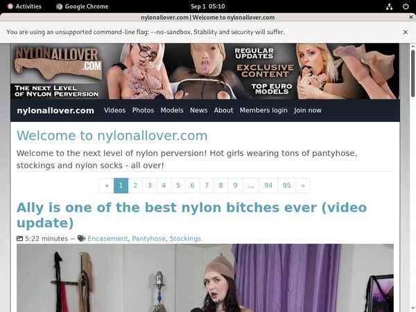 Nylonallover Renew Subscription
