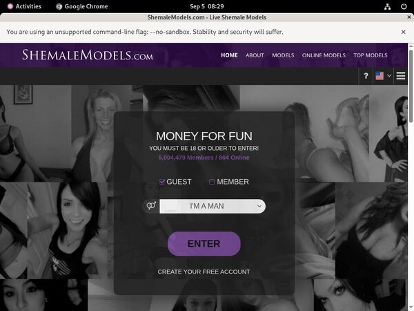 Password Shemalemodels