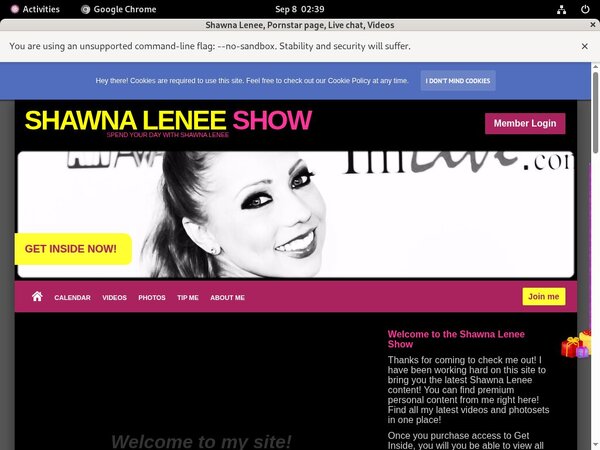 Shawnaleneeshow.modelcentro.com Web