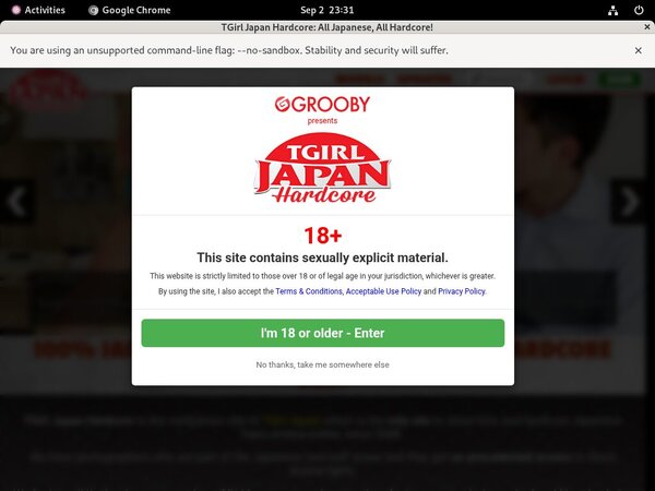 TGirl Japan Hardcore Passes