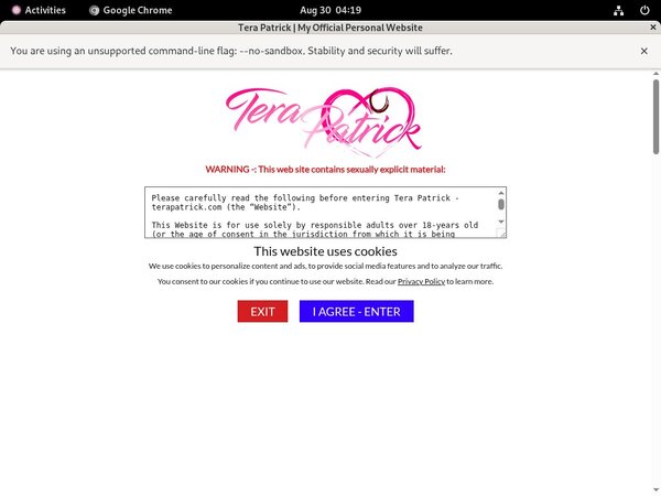 Terapatrick.com Accounts