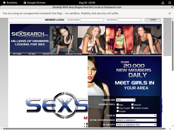 Trial Membership Sexsearch.com Free