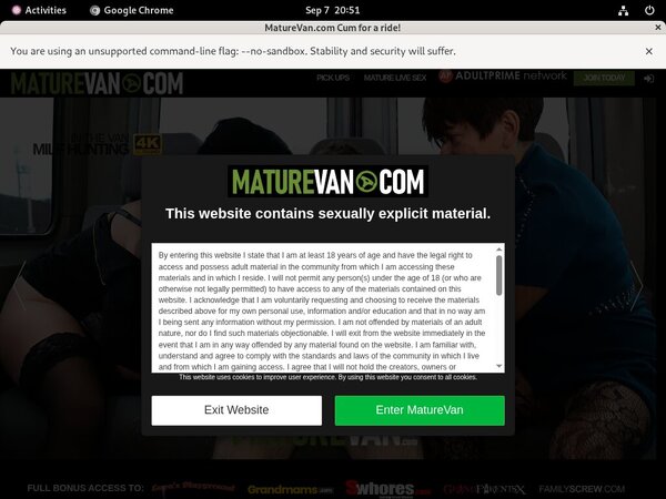 Van Mature Membership Discount