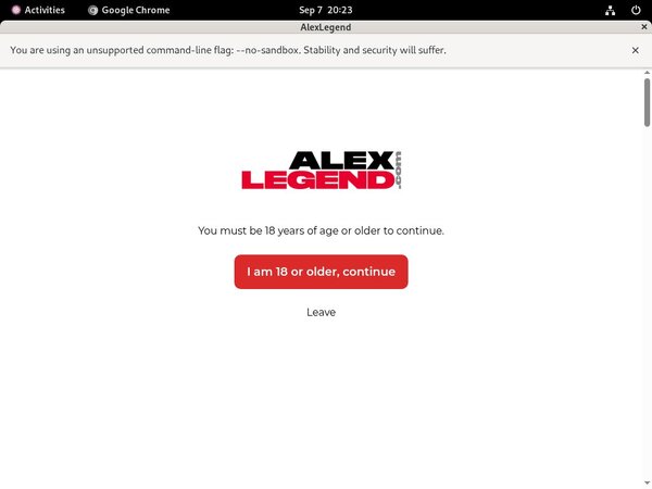 Working Alexlegend Pass