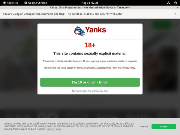 Yanks Paysite
