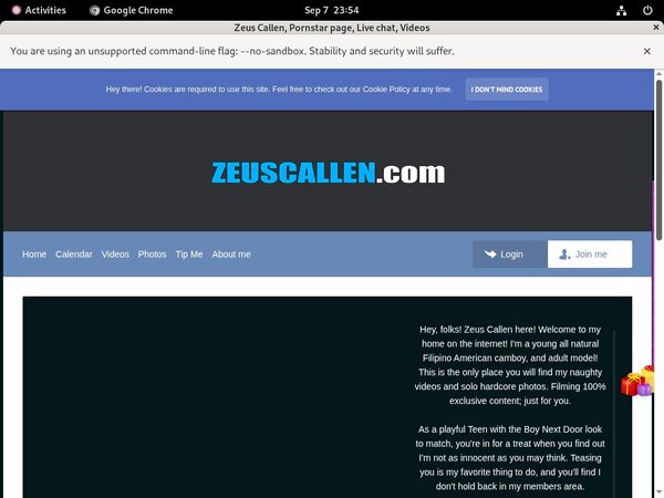 Zeus Callen Paypal Register