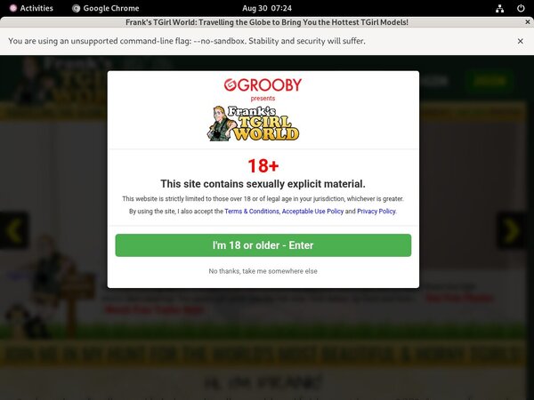 Discount Franks T-Girl World Free Trial