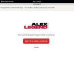 Alex Legend ?????
