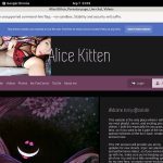 Alice Kitten Bug Me Not