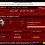 LadyGoldFetishdiva Paypal Account