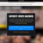 Password For Ladyboys Fucked Bareback