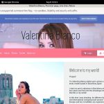 Valentinabiancox.com Premium Account Free